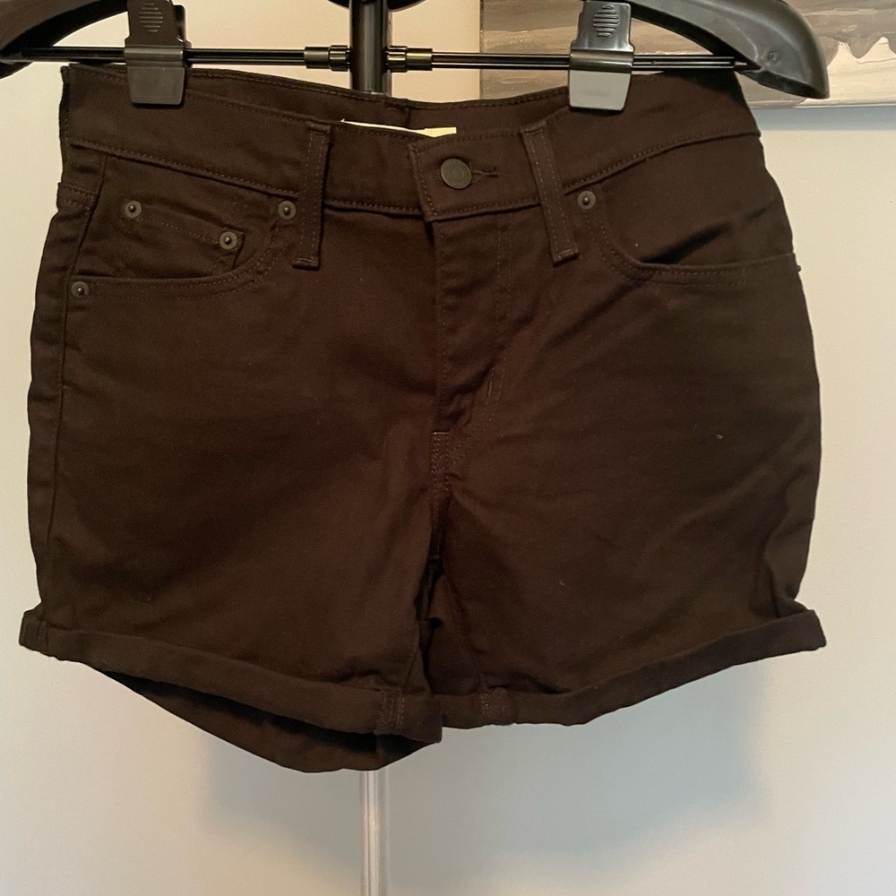 Levi's Women's Black Jean Shorts